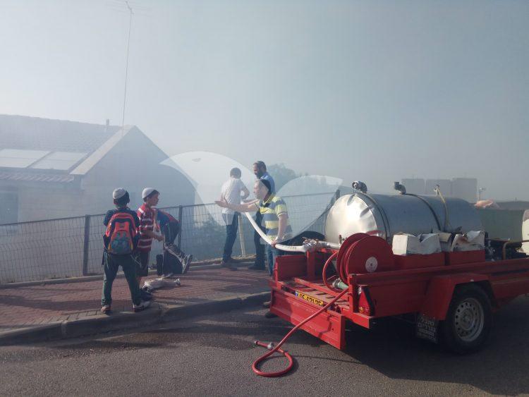 Arson in Jalazone refugee camp crossed through to Beit El