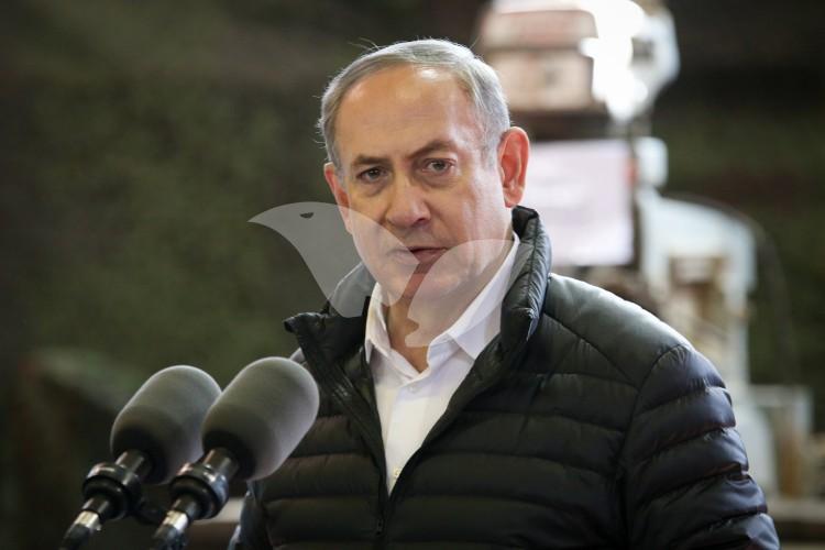 Prime Minister Netanyahu and Defense Minister Liberman inspection tour of Judea and Samaria battalion