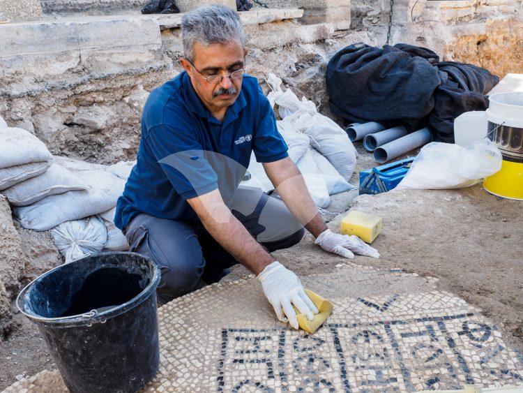 Greek Inscription Unearthed Near Damascus Gate in Jerusalem
