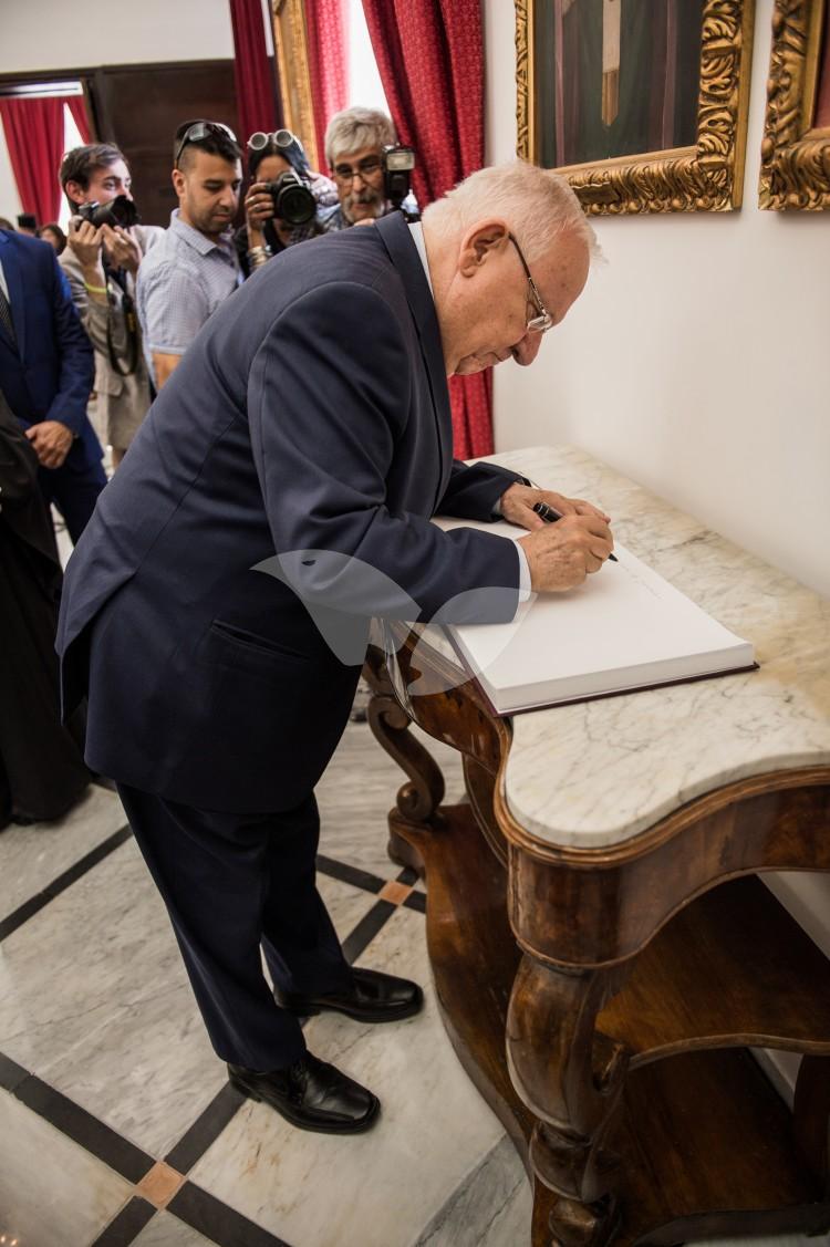 President Reuven Rivlin at the Greek Orthodox Church of Jerusalem 19.4.2017