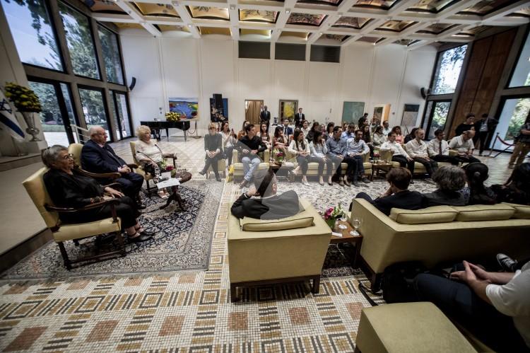 Ahead of Holocaust Memorial Day, President Reuven Rivlin hosted a meeting in Jerusalem 20.4.2017