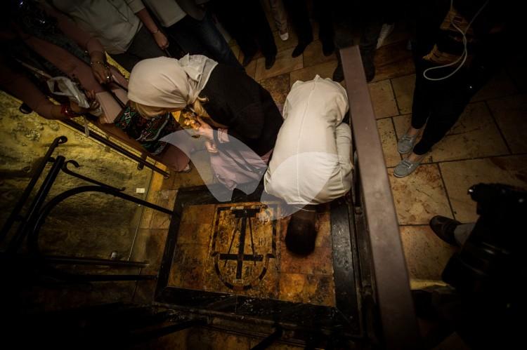 The Holy Fire ceremony at the Church of the Holy Sepulchre in Jerusalem 15.4.2017