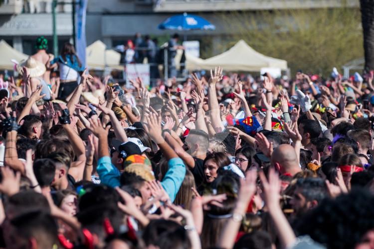 Tel Aviv Purim Rave Street Party 2017.