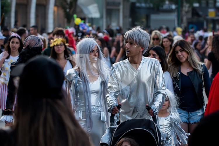 Tel Aviv Purim Rave Street Party 2017.