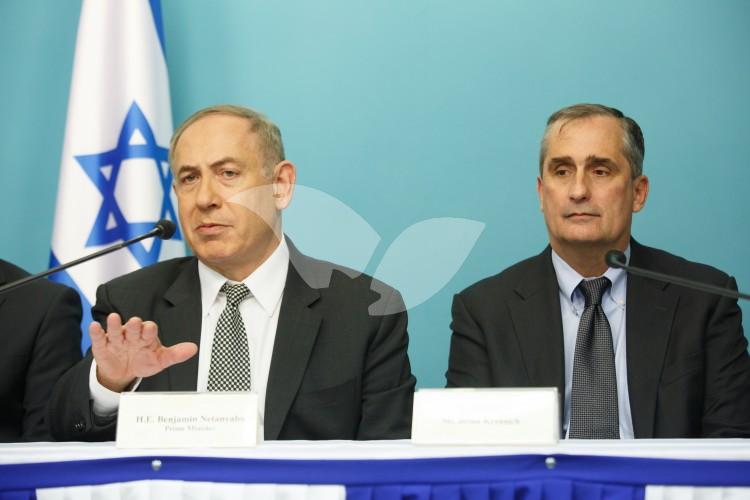 Binyamin Netanyahu Brian Krzanich