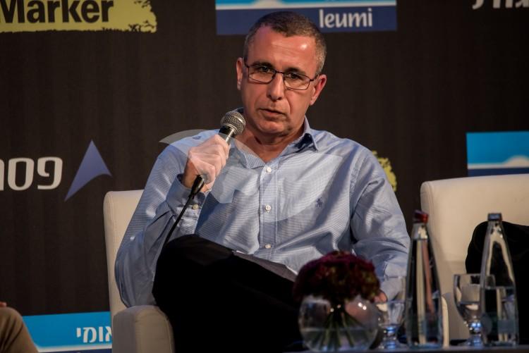 The chief editor of TheMarker Sami Peretz at the TheMarker Finance Conference 2017