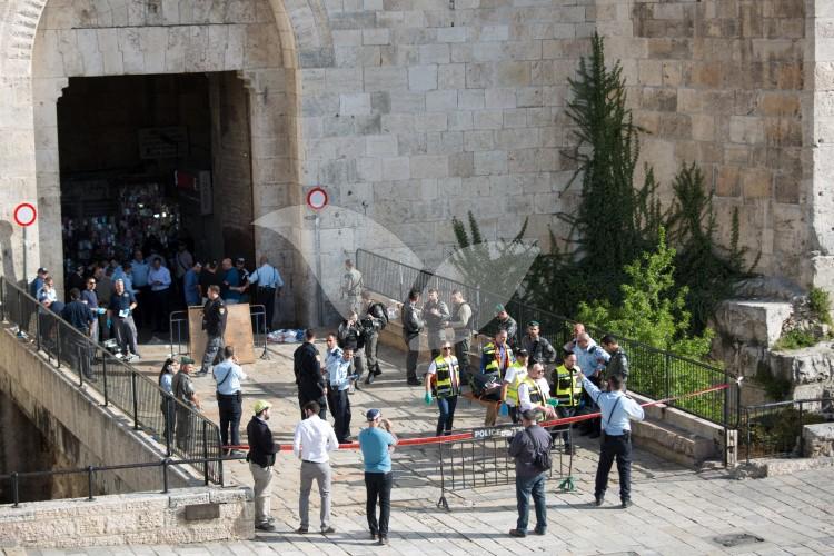 Attempted Stabbing Attack in Damascus Gate, Jerusalem