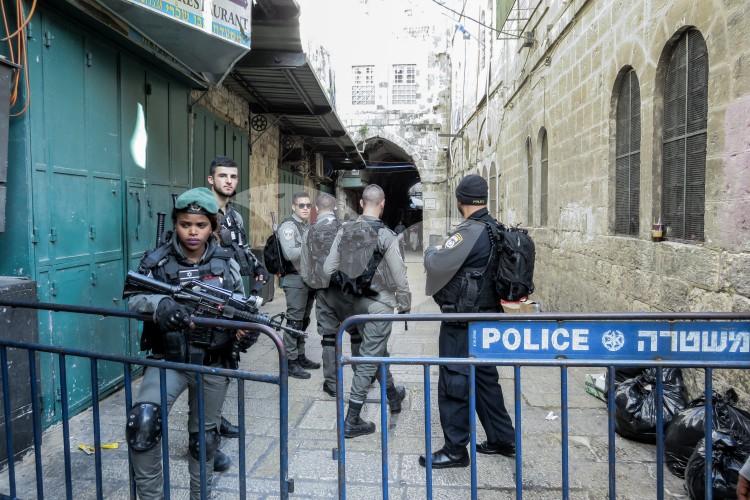 Stabbing attack in the Old City of Jerusalem 1.4.2017