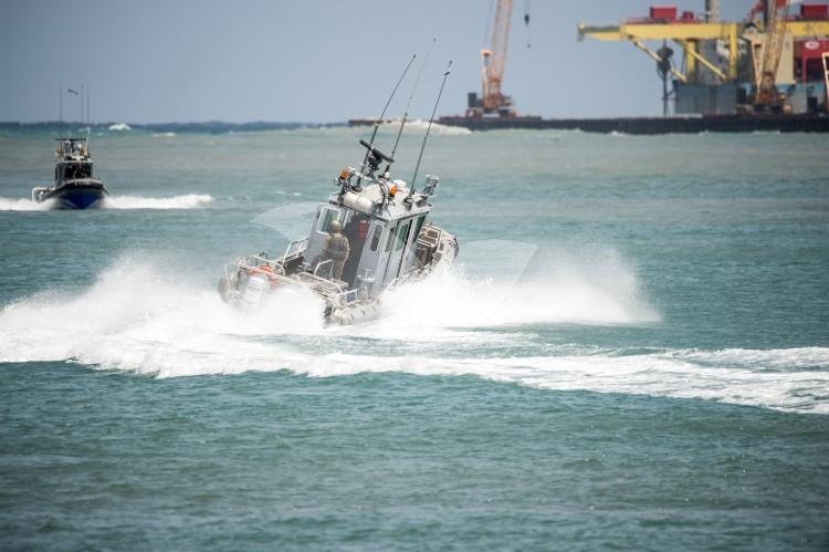The Defender-class boat