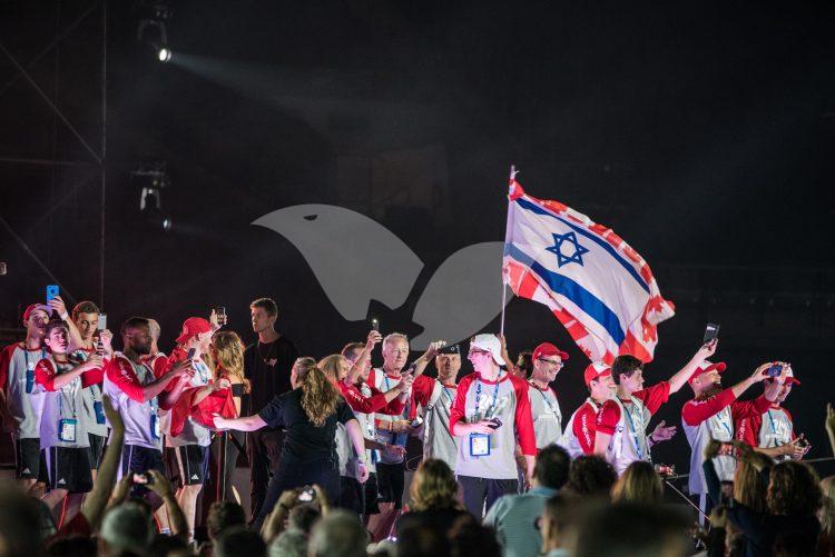The opening ceremony of the Maccabiah Games