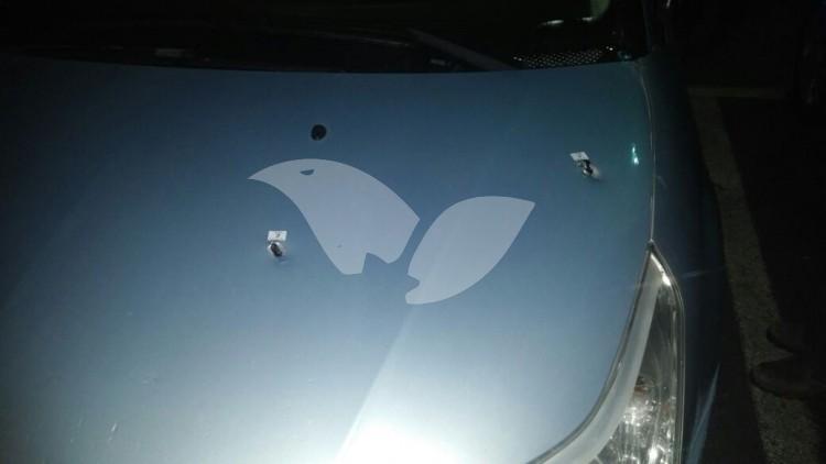Shooting Attack on Israeli Car in Binyamin