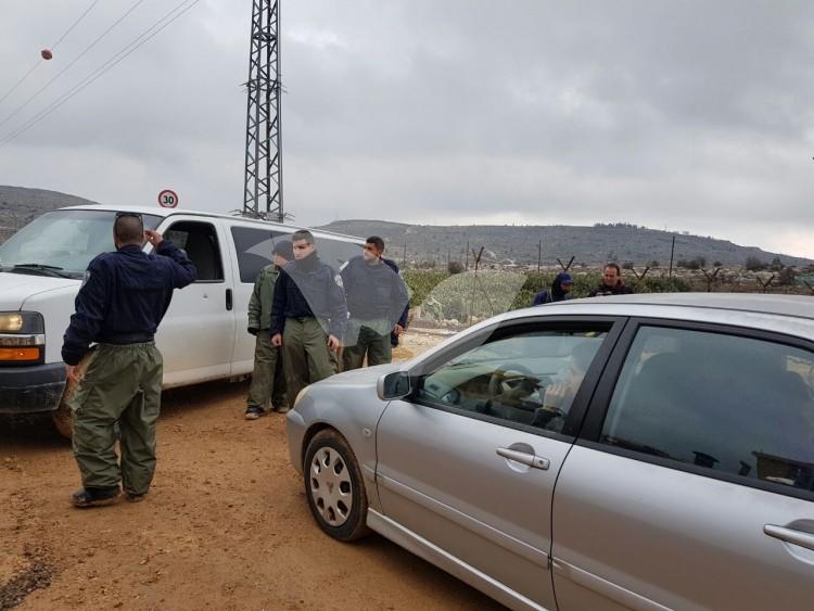 IDF Roadblocks at the Entry to Amona