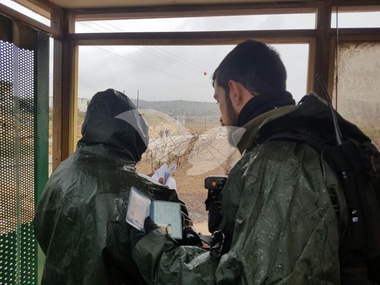 IDF Roadblocks at the Entry to Amona