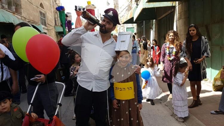 Purim celebrations around Israel