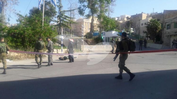 Attempted Stabbing Attack near the Cave of the Patriarchs
