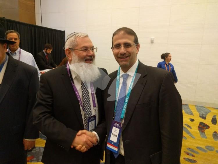 Deputy Defense Minister Eli Ben-Dahan at the AIPAC Policy Conference in Washington D.C