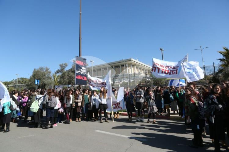 Demonstration in Support of Amona, Legalization Bill 30.1.17