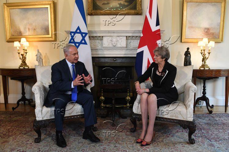PM Netanyahu & UK PM May At 10 Downing Street