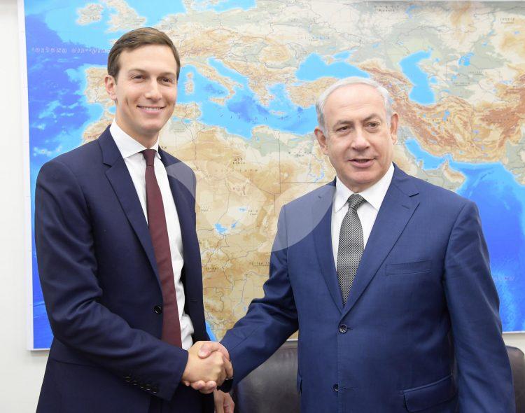 פגישת ראש הממשלה בנימין נתניהו עם ג’ריד קושנר בתל אביב. צילום- עמוס בן ג
