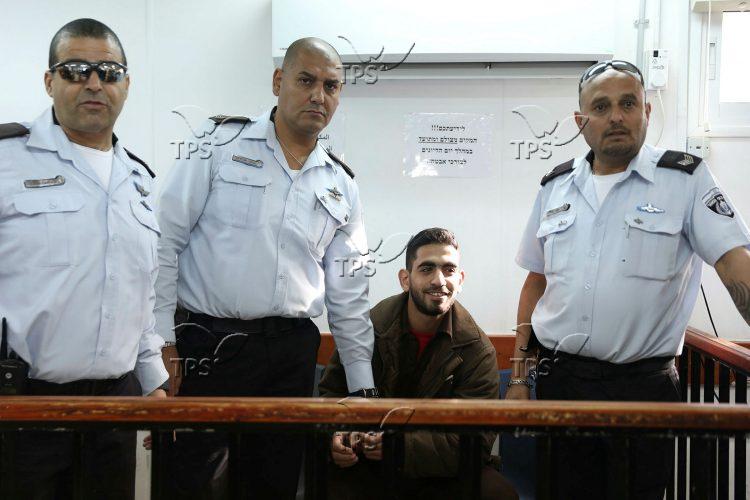 Trial in Ofer Prison, near Jerusalem
