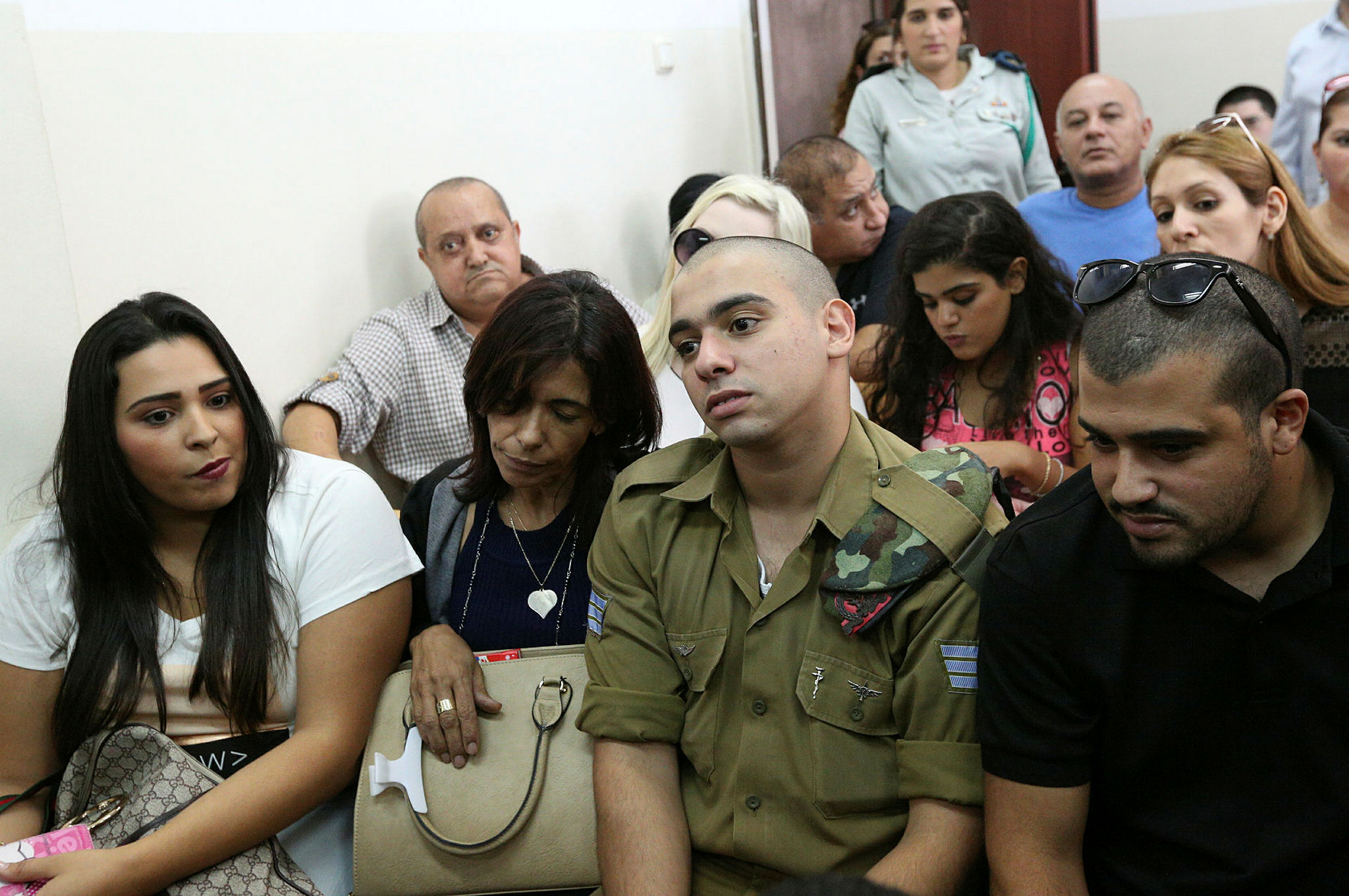 Elor Azaria During his Trial
