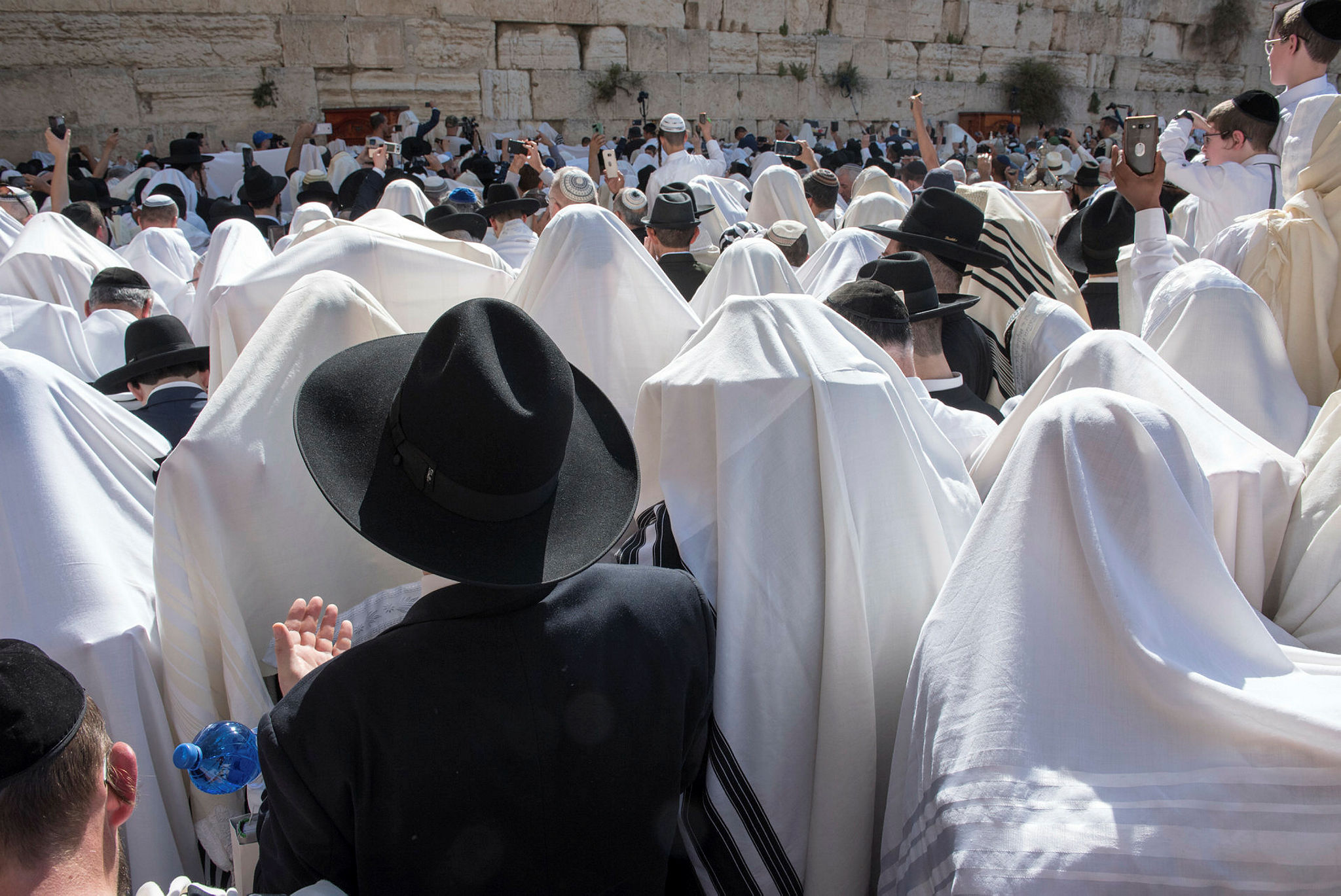 The Priestly Blessing at the Western Wall Jerusalem 2018
