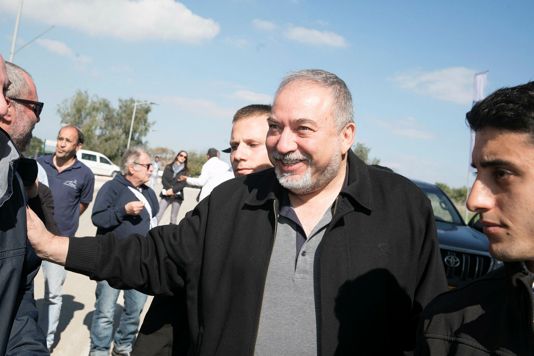Tree Planting in Kfar Aza with Minister of Defense Liberman