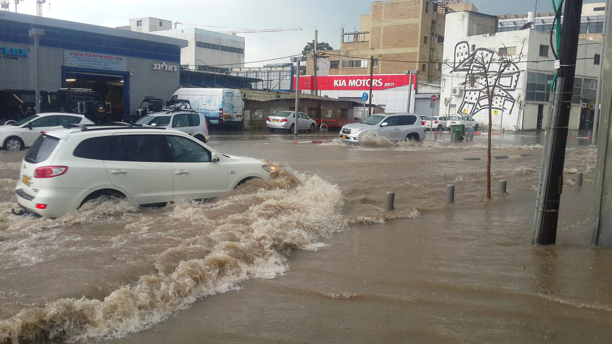 Flood in Tel Aviv