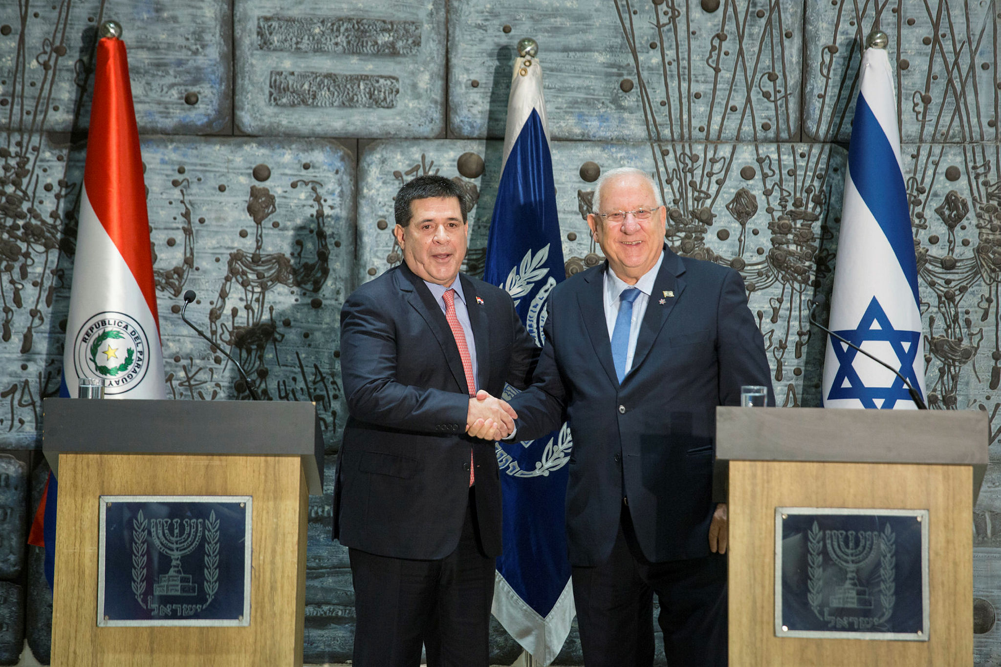Paraguay President Horacio Cartes in Israel