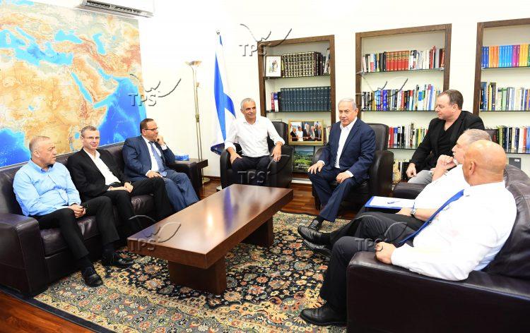 Netanyahu and ministers discussing ramifications of Nation State Law