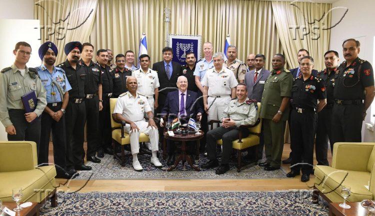 President Rivlin Meets with Delegation from Indian National Defense College