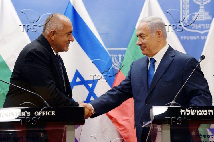 Prime Minister Binyamin Netanyahu meets with Bulgarian PM Boyko Borissov