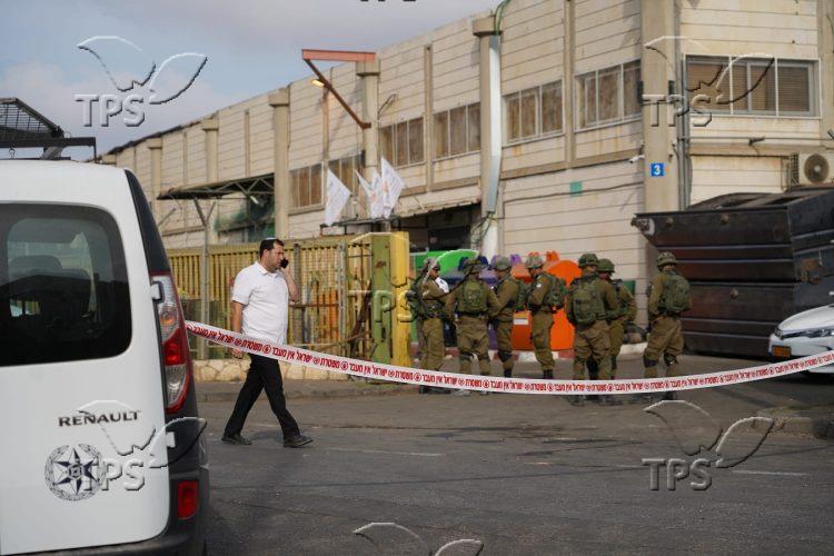 Shomron Regional Council Head Yossi Dagan on Scene of Sunday morning attack
