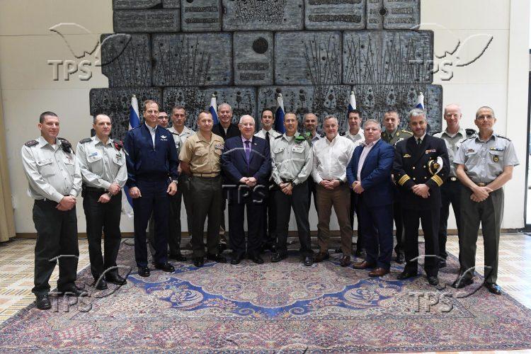 President Rivlin with Defense Delegation