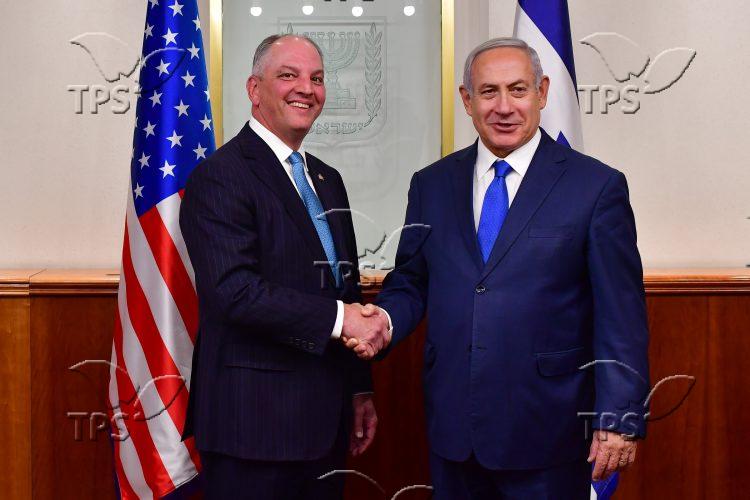 PM Netanyahu and Louisiana Gov. John Bel Edwards