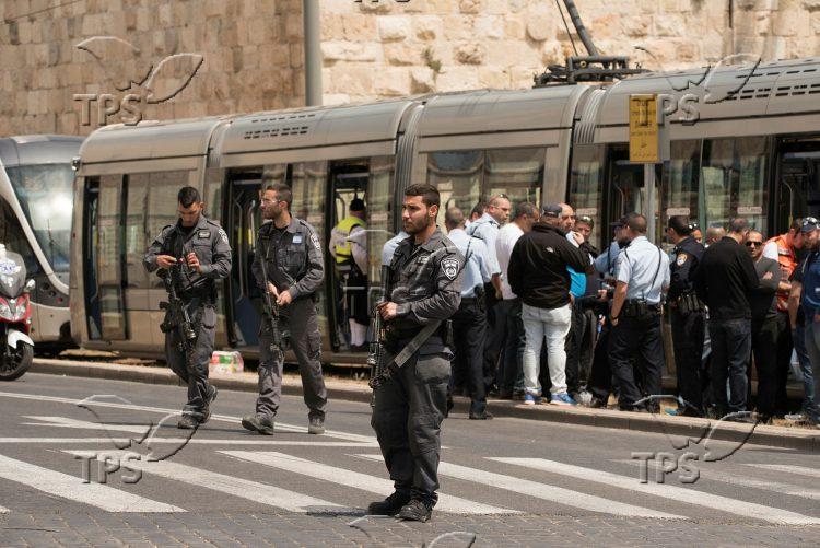 Terrorist stabbing attack in Jerusalem Light Rail