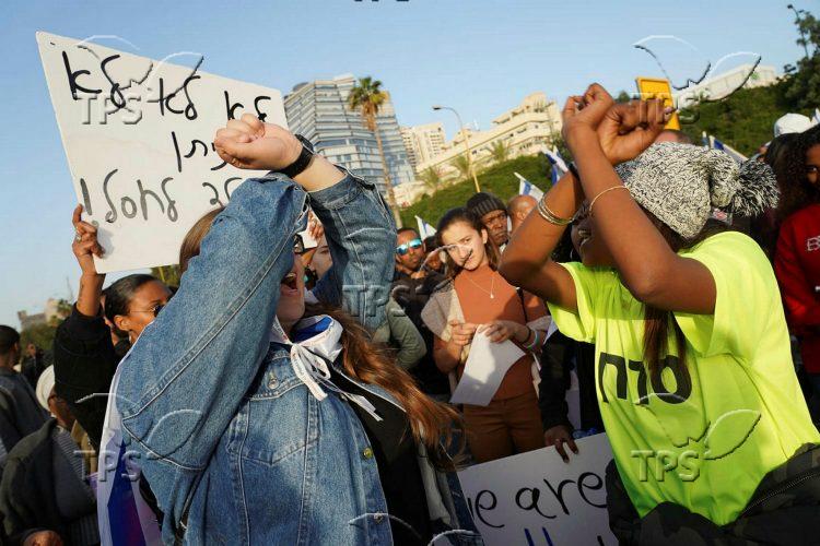 Israelis- Ethiopian demonstration against police violence