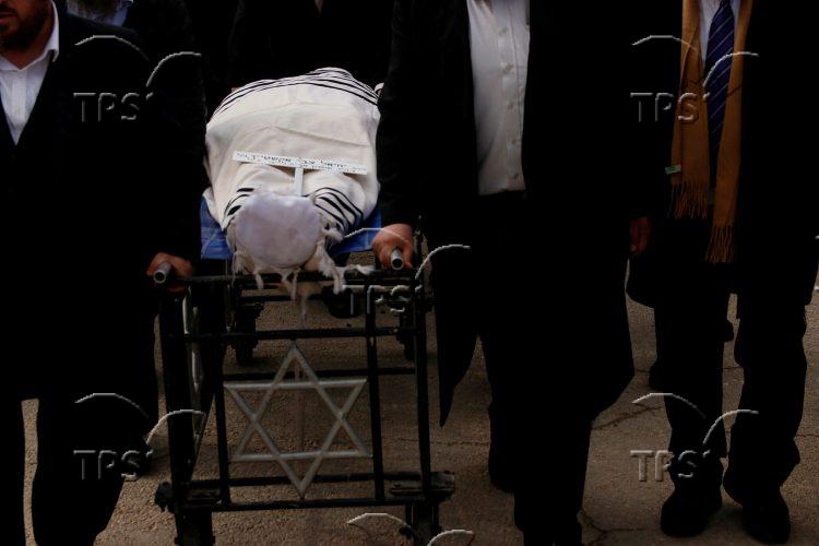 Funeral of Rabbi Yechiel Eckstein