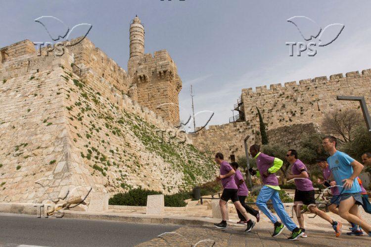 Pre race Run before Jerusalem Marathon 2018