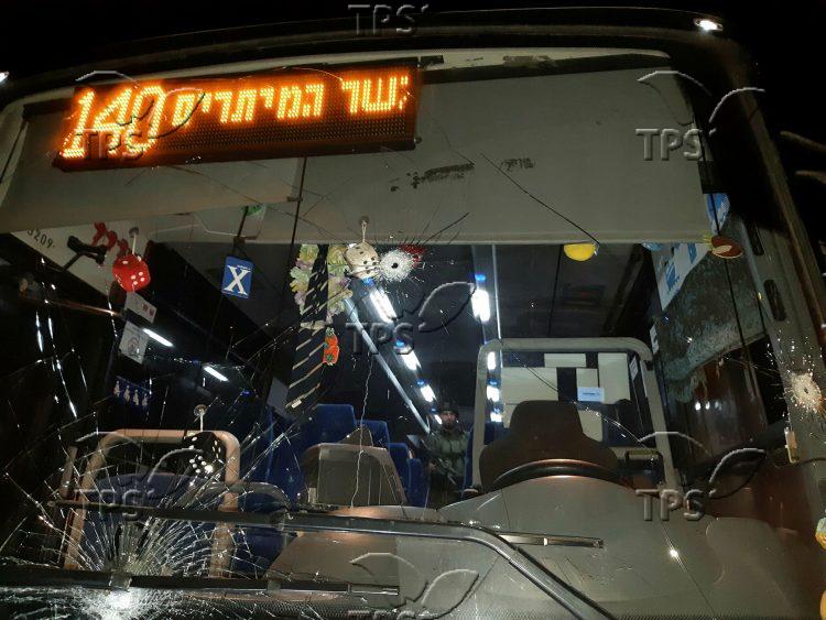 Shots fired at a bus near Beit El