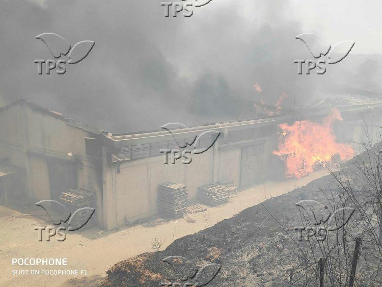 Fire at Shavei Shomron