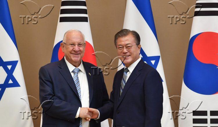 President Rivlin meeting with President Moon of South Korea IV – 15 July 2019