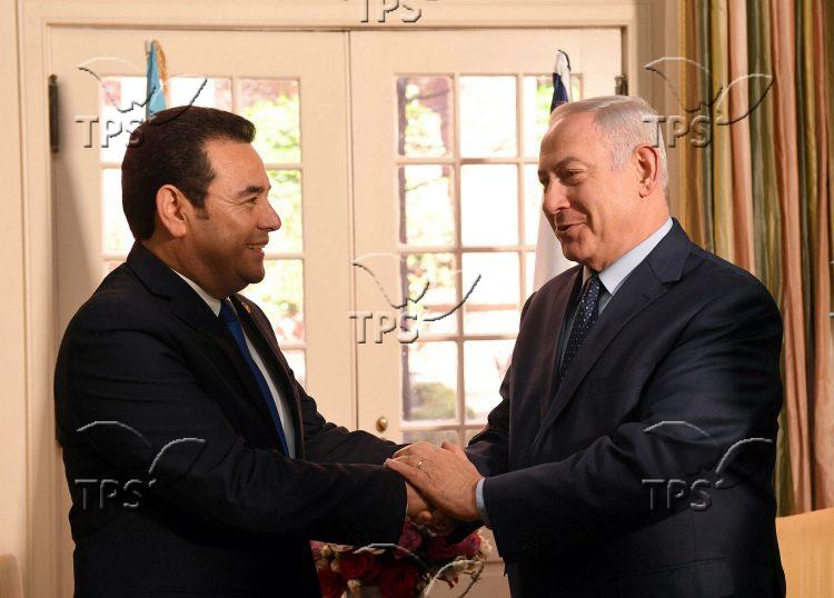 PM Benjamin Netanyahu meets Jimmy Morales, Guatemala’s President