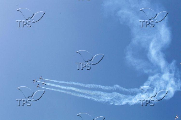 Israeli Air Force rehearsal for Independence Day
