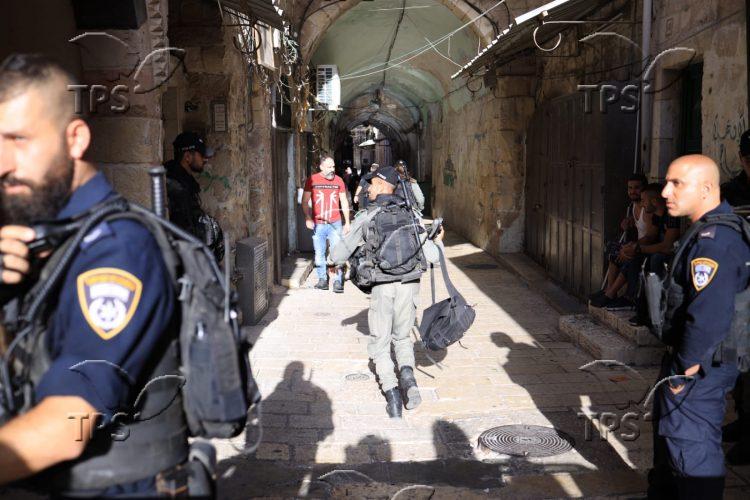 Security Forces at a Terror Attack on Temple Mount  2019-09-26