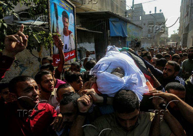 Imad Shahin’s funeral in Gaza