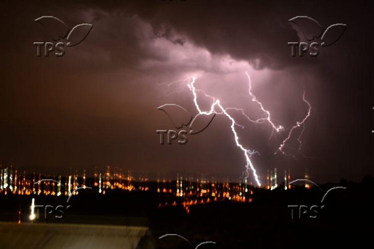 Lightning During a Sukkot Thunderstorm