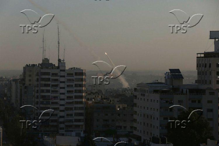 Rockets attack from Gaza Strip into Israel
