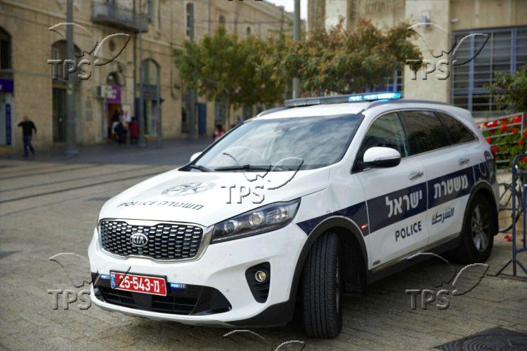 Israel Police force in Jerusalem