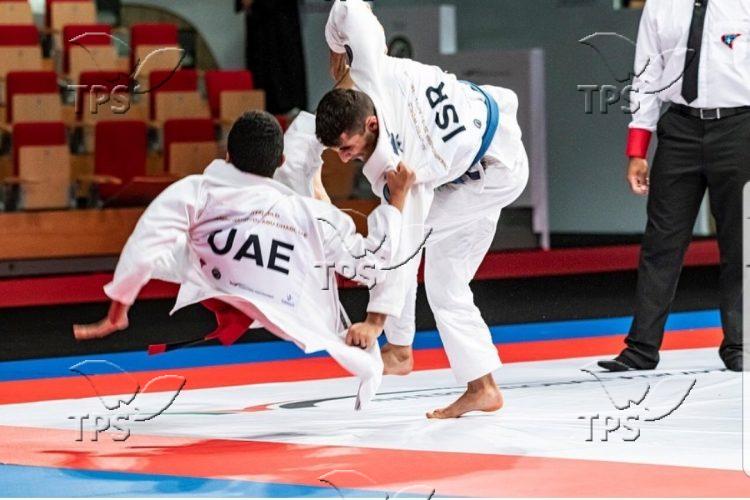 17-year-old Alon Leviev winning the gold medal in the under-18 category at the Ju-jitsu World Championship.